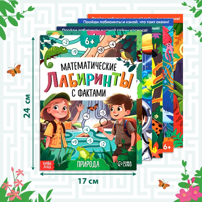 Набор обучающих книг «Лабиринты и факты», 6 шт. Набор обучающих книг «Лабиринты и факты», 6 шт.