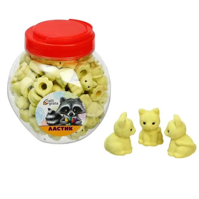 Ластик фигурный &laquo;Котик&raquo; МИКС