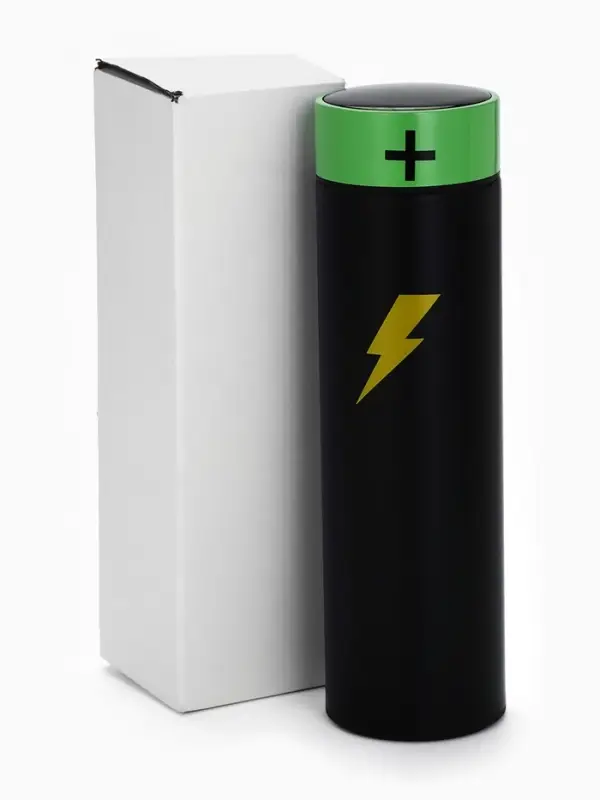 Термос &laquo;Заряд&raquo;, 500 мл, с ситечком, с датчиком температуры