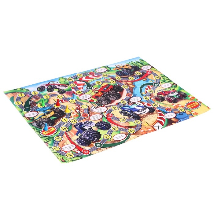 Настольная игра-ходилка «Суперджипы» Настольная игра-ходилка «Суперджипы»