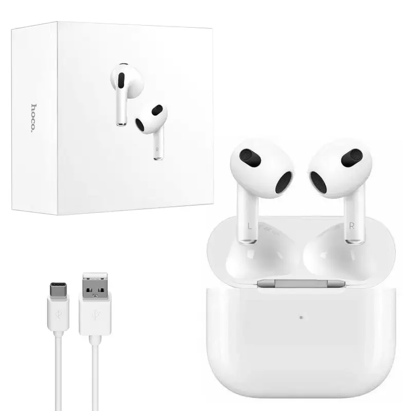 Гарнитура EW76 Bluetooth True Wireless Stereo Headset HOCO белая Гарнитура EW76 Bluetooth True Wireless Stereo Headset HOCO белая