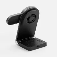 Складная станция беспроводной зарядки transForm, серый металлик Складная станция беспроводной зарядки transForm, серый металлик