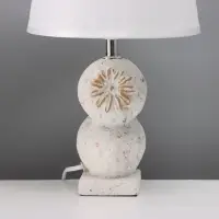 Лампа настольная RISALUX &laquo;Ника&raquo;, 40 Вт, Е14, белая, 20&times;20&times;34 см