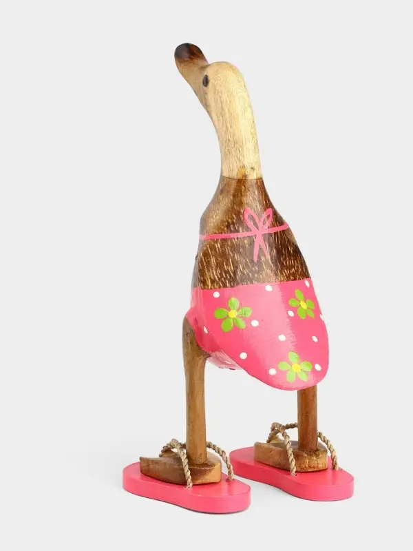 Сувенир &laquo;Утка в шлёпках&raquo;, 27 см, дерево