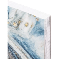 Бизнес-тетрадь А5,96л,кл,греб,ламин.обл. Attache Selection Fluid Серо-Голуб