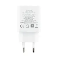 Переходник сетевого зарядного устройства на USB + Type-C PD30W P10111404213-00 Baseus белый