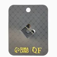 Брошь "Калибри", цветная в чернёном золоте Брошь "Калибри", цветная в чернёном золоте