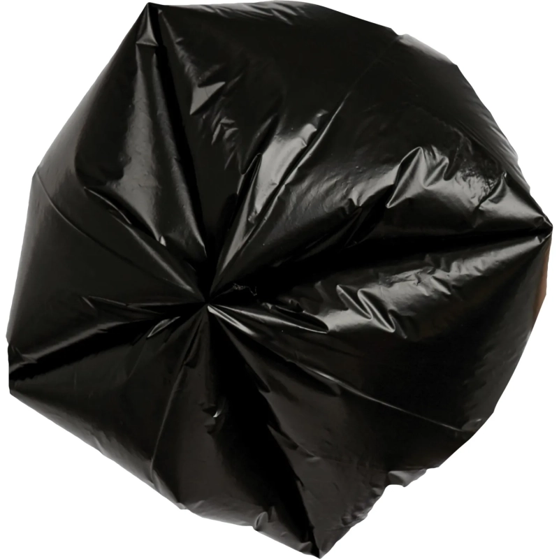 Мешки для мусора ПВД 30л 25мкм 30шт/рул черн 50x70см с ручками Luscan