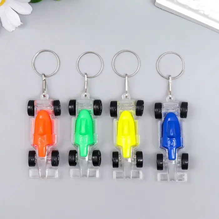 Фонарик свет на кольце Фонарик свет на кольце "Машина" МИКС