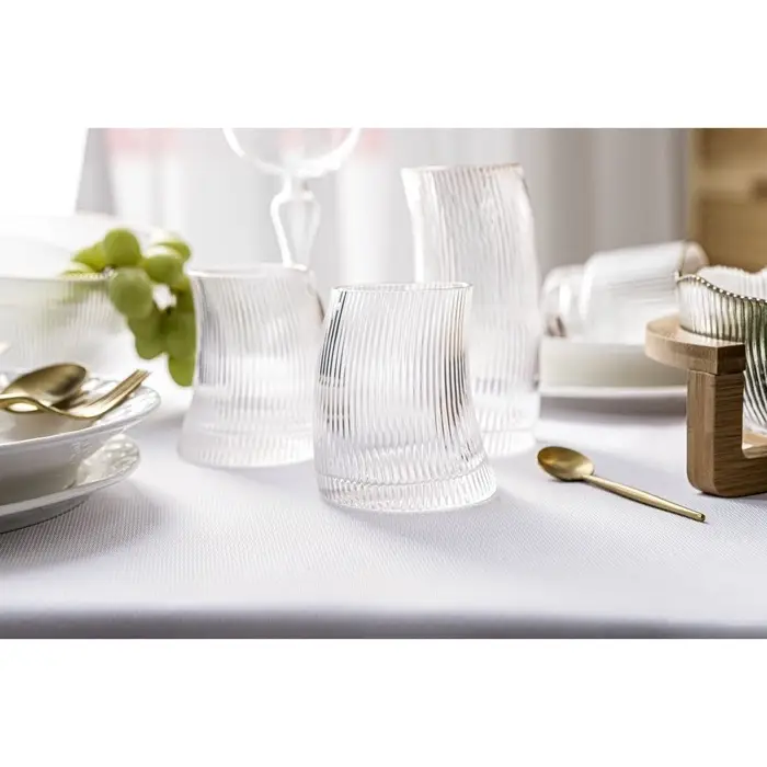 Стакан Magistro &laquo;Орион&raquo;, 340 мл, 6.8&times;10.4 см, с золотой отводкой, стекло, прозрачный