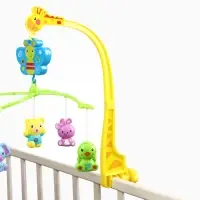 Мобиль музыкальный на кроватку Крошка Я &laquo;Бабочка. Малыш зоо&raquo;, заводной,