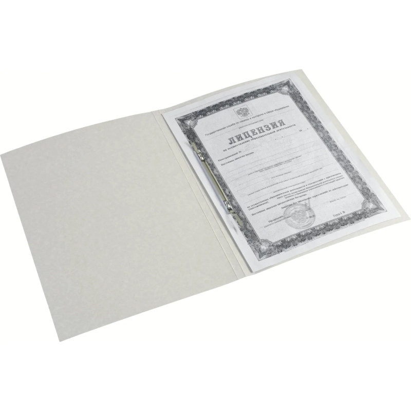 Скоросшиватель картон. ДЕЛО 400 г/м2 мелован 200шт/уп 1496211,1496180