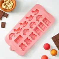 Форма для конфет и шоколада Доляна &laquo;Детские игрушки&raquo;, силикон, 21&times;11 см, 15 ячеек (3.5&times;2 см), МИКС