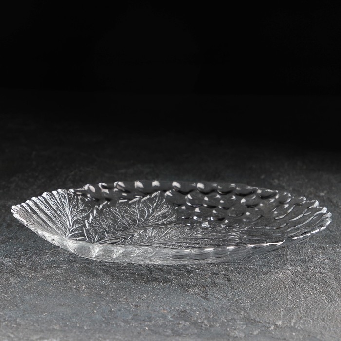 Набор овальных блюд стеклянный Sultana, 23×18 см, 2 шт, цвет прозрачный