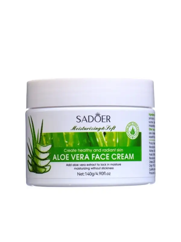 Крем для лица, увлажняющий, с экстрактом алоэ вера, 140 г