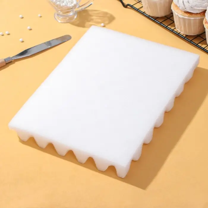 Мат для сушки цветов из мастики Доляна, 24.5&times;19&times;2.5 см, белый