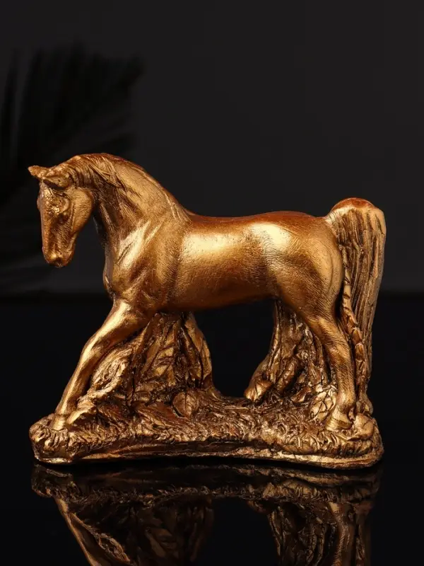 Фигура "Конь Граф" 11х13х5 см, бронза