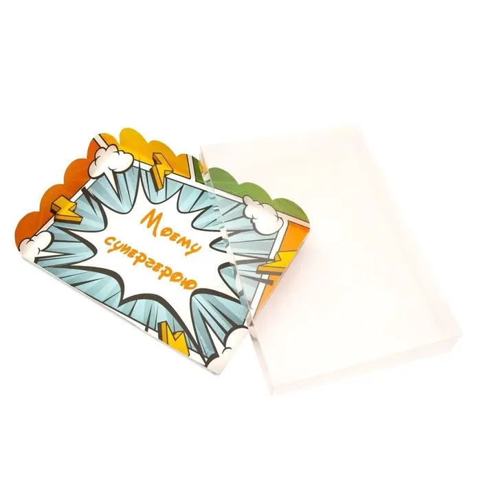 Коробка для печенья &laquo;Супергерою&raquo;, 22&times;15&times;3 см 5 шт.