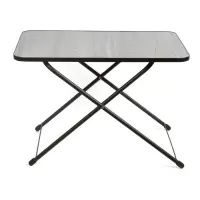 Стол туристический складной, 75&times;50&times;50/62 см, ЛДСП, цвет ясень чёрный