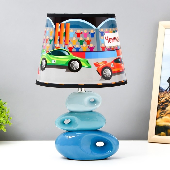 Настольная лампа  Настольная лампа "Тачки" Е14 15Вт 25х25х38 см RISALUX