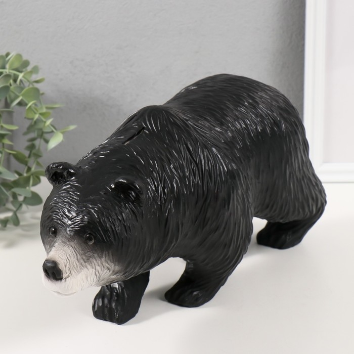 Копилка Копилка "Медведь Черный" 18,5 х 14 х 36 см