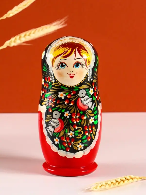 Матрёшка дерево &laquo;Птички&raquo;, 5-кукольная, 15 см