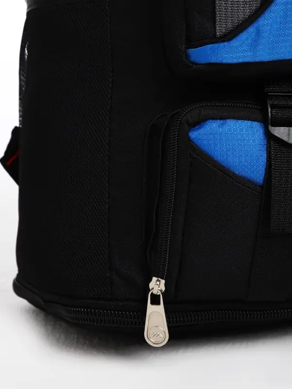 Рюкзак туристический 37 л, с увеличением, с карманами, синий