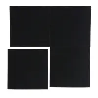 Самоклеящийся ковролин 30х30см, черный