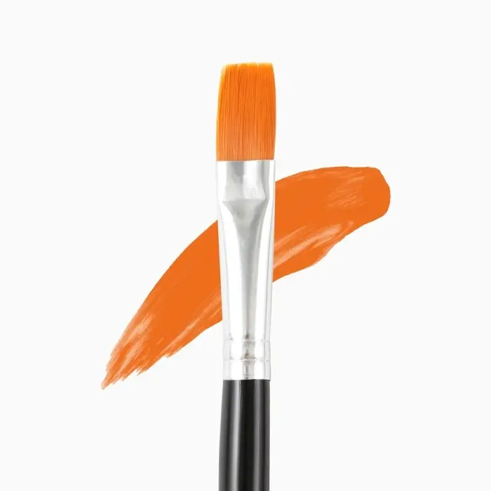 Кисть для рисования Синтетика Плоская №20 (ширина обоймы 12 мм; длина ворса 20 мм)