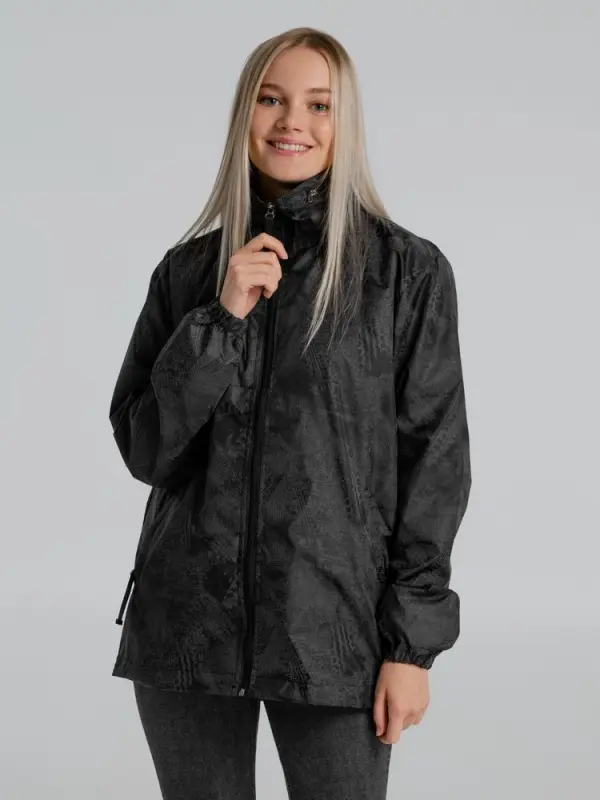 Ветровка светоотражающая Finvind темно-серая, размер XXS Ветровка светоотражающая Finvind темно-серая, размер XXS