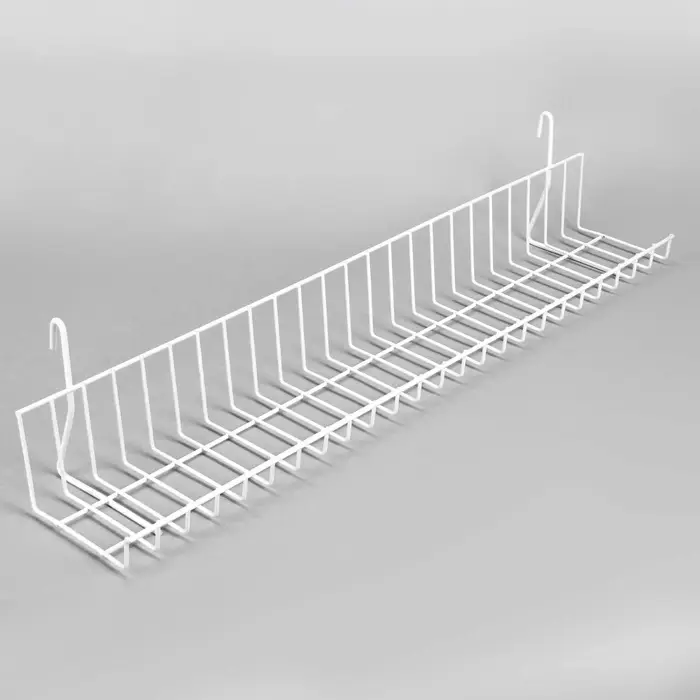 Полка на сетку 60&times;10&times;12 см, цвет белый