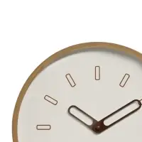 Часы настенные классические, бесшумные, плавный ход, циферблат d=30 см, бежевые, от батарейки 1&times;АА