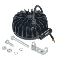 Фара светодиодная круглая, четкая свет. граница+Обод, 30W (115х145х65) 12/24V PRO