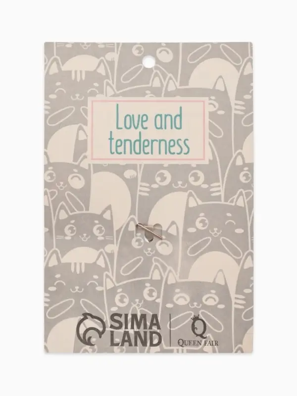 Брошь &laquo;Котёнок&raquo;, чёрная, глянцевая в золоте