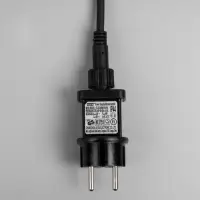 Гирлянда &laquo;Клип-лайт&raquo; 5 нитей по 20 м, IP44, УМС, тёмная нить, 665 LED, свечение мульти, 24 В