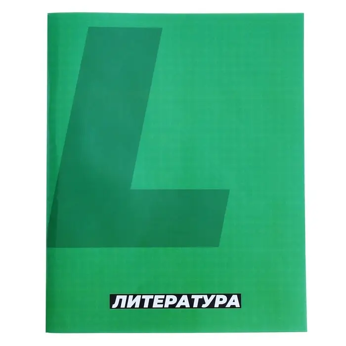 Предметная тетрадь по литературе Calligrata. MonoTone, 36 листов, в линейку, со справочным материалом, обложка из мелованной бумаги