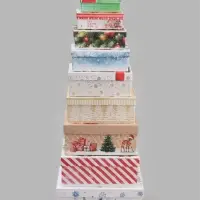 Коробки подарочные новогодние 10 в 1 &laquo;С Новым Годом&raquo;, 30&times;19&times;11.5 - 12&times;6.5&times;4 см