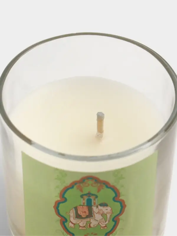 Свеча ароматическая в стекле &laquo;Жасмин и Шафран&raquo;, соевый воск, 120 г