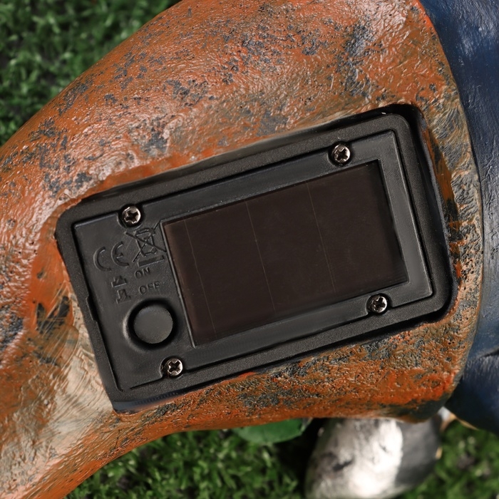 Садовый фонарь  Садовый фонарь "Гномик садовод" 13х16х27см