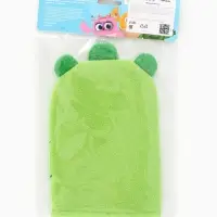 Мочалка детская для купания &laquo;Крокодильчик Кроки&raquo;, варежка, из махры, ЦЫП-ЦЫП