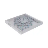 Часы настенные &laquo;Малика&raquo;, серия: Ажур, дискретный ход, циферблат 15.5 см, 46.5&times;30 см