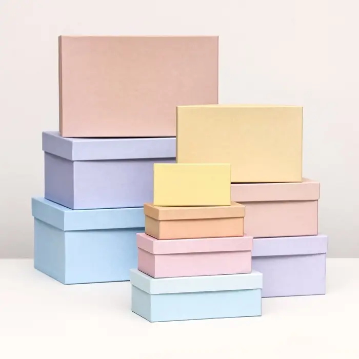 Набор подарочных коробок 10 в 1 &laquo;На рассвете&raquo;, 30.5&times;20&times;13 - 12&times;6.5&times;4 см