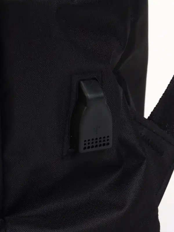 Рюкзак городской на молнии, с USB, 4 кармана, размер 30&times;12&times;43 см, чёрный