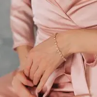 Браслет со стразами &laquo;Лёд&raquo; ручей, цвет белый золоте, 18 см