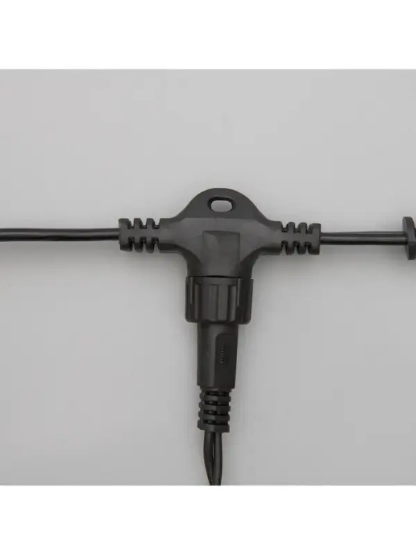 Гирлянда &laquo;Занавес&raquo; 2&times;6 м, IP44, УМС, тёмная нить, 1440 LED, свечение мульти, 220 В