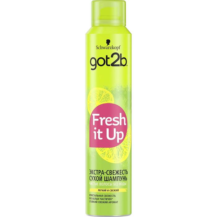 Сухой шампунь GOT2B Fresh It Up «Лёгкий и свежий», экстра-свежесть, 200 мл Сухой шампунь GOT2B Fresh It Up «Лёгкий и свежий», экстра-свежесть, 200 мл