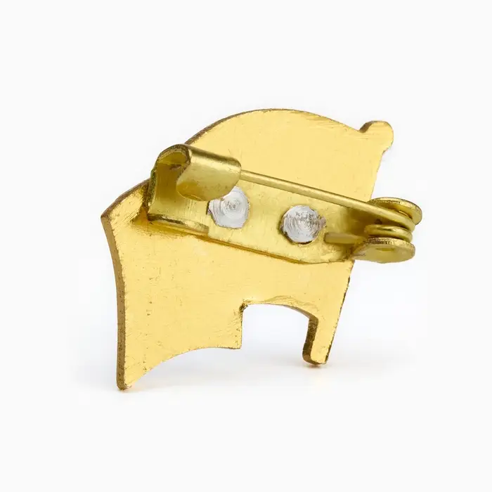 Значок «Флаг морской флот», 2.5×3.5 см, цветной в золоте Значок «Флаг морской флот», 2.5×3.5 см, цветной в золоте