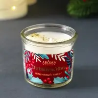 Свечи ароматические новгодние "Christmas Vibes" (набор 3 шт), по 60 гр Свечи ароматические новгодние "Christmas Vibes" (набор 3 шт), по 60 гр