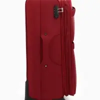 Чемодан на колёсах TEXTURA, кодовый замок, с увеличением, 47&times;30&times;78 см, 28", красный