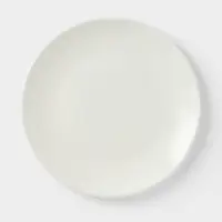 Тарелка Доляна White Label, d=25 см, фарфор, белая